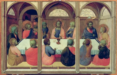 Das letzte Abendmahl, vom Arte della Lana Altarbild, ca. 1426